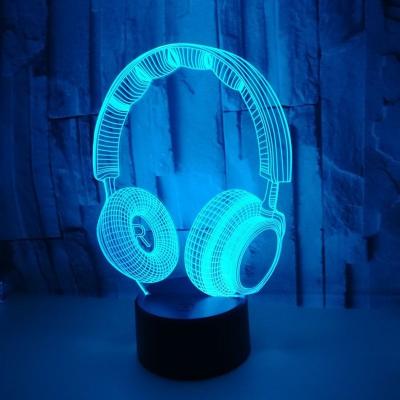 China Modern Hot Selling Creative 3D Illusion 3D Night Light For Kids Bedroom Desk LED Lamp USB LED Night Light Surprise Birthday Gift for sale