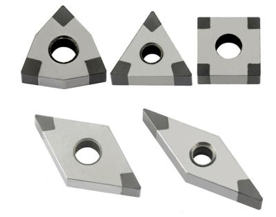 China High Finish PCD Diamond Inserts , CBN Diamond Turning Inserts for sale