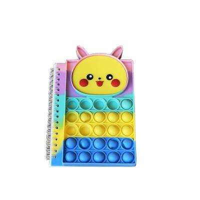 China Multifunctional toys educational student deratization silicone toy stationery notebook new for sale