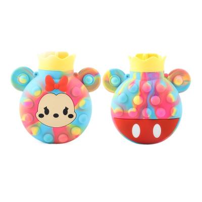 China Now The Hot Small Hot Bag Hot Compress Cute Fashion Child Silicone Animal Water Bottle for sale