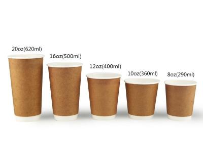 China Disposable Custom Logo Printed Coffee Paper Cup with Lid for sale