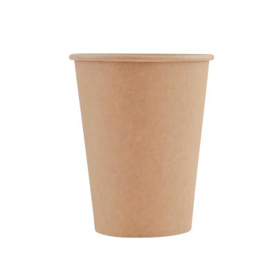 中国 factory price disposable single wall paper 8oz coffee cup 販売のため