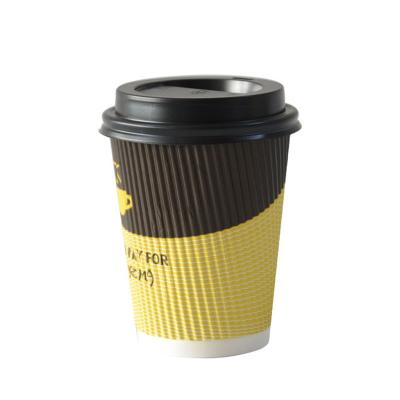 China Hot drink paper cups disposable paper coffee cup for beverage zu verkaufen