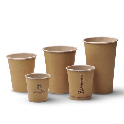 Cina 7oz 8oz 10oz 12oz double wall insulated coffee paper cups for hot drinks in vendita