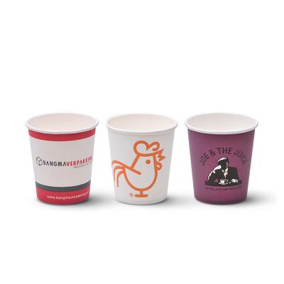 China Factory wholesale price cold beverage drinks paper cups for cold drink for sale