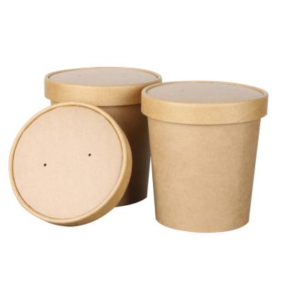 China Wholesale Cheap Price soup bowl paper bowl bowl with paper lid for sale