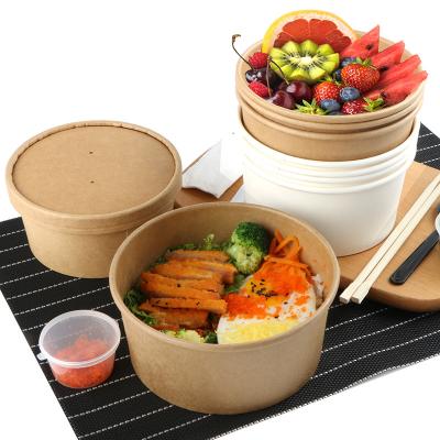 China Professional rectangular paper container dinner salad bowls for beverage for sale