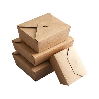 China 300g paper card brown color printing customized food paper box for sale