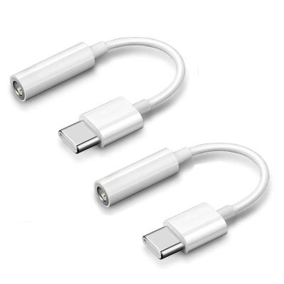 China Convenient Low Price Hot Selling C To 3.5Mm Earphone Audio Jack Adapter Cable for sale