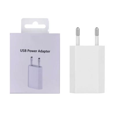 China LAPTOP factory production charging adapter for Apple 5W USB power adapter for iPhone for sale