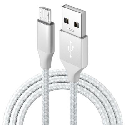 China Nylon Braided Mobile Phone Mic/TypeC/8pin Android Usb Data Charging Cable Fast 10ft Micro Usb Cable for sale