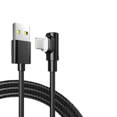 China MP3/MP4 Player 3 in 1 Nylon Braided Type Magnetic USB Game Cable Cord Fast Charging Android Elbow C Cable for sale