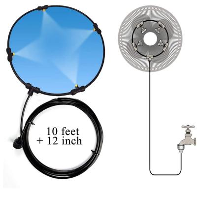 China Garden 12 Inch Mist Fan Kit Outdoor For A Cool Patio Breeze, Mist Fan Kit Mister Cooling System Connects To Any Outdoor Fan for sale