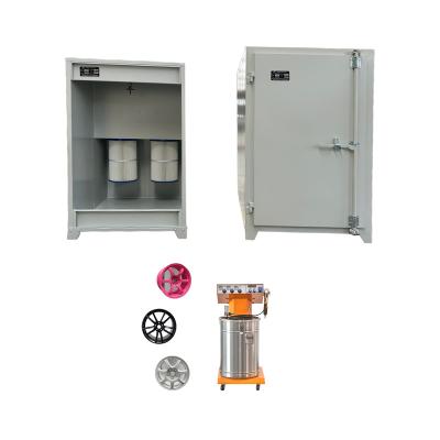 China Building Material Shops Ailin Professional Electrostatic Powder Coating Package With Electrostatic Spray Gun + Spray Booth + Curing Oven for sale