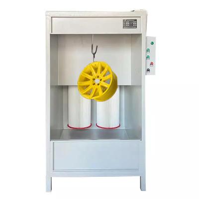 China Building Material Shops Small Ailin Powder Coating Spray Booth Custom Lab Recyclable Manual Powder Coating Paint Booth for sale