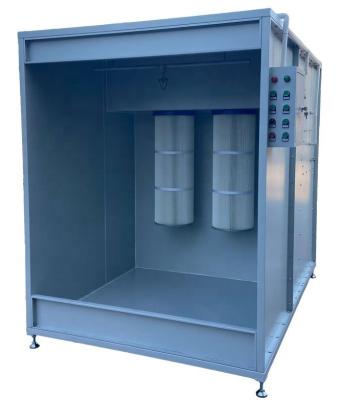 China Building Material Stores Ailin OEM Environmental Powder Recovery Filtration Powder Coating Secondary Spray Booth for sale