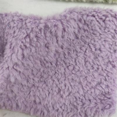 China Memory Fleece Jersey French Raidy Cashmere Knitted Fabric Comfy Yarn-Dyed Fleece Fabric for sale