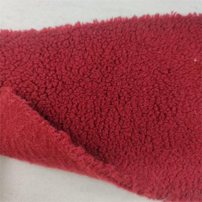 China Soft Fleece Fleece Sherpa Fabric Fleece Memory Sweatshirt Fabric Skin-friendly High Quality Double Sided Fabric for sale