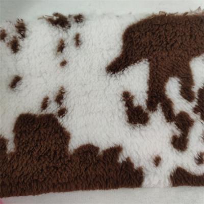 China Memory Spot Rabbit Fur Cow Print Leopard Print Clothing Handbag Box Border Towel Shoe Accessories Small Toys Plush Fabric for sale