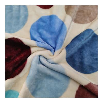 China Professional high quality hot selling artificial wool flannel dyeing soft fabric with low price for sale