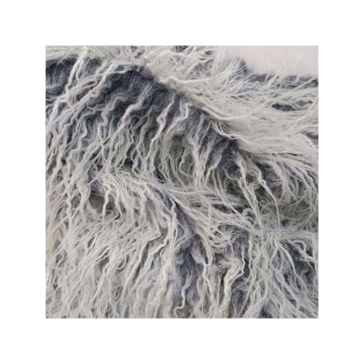 China Professional hot sale 100mm cashmere lamb wool fabric soft faux fur soft dye supply cashmere material for sale