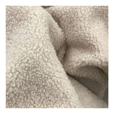 China Wholesale New Design Low Price Teddy Faux Fur Fabric High Quality Artificial Wool Dye Plush With Low Price for sale