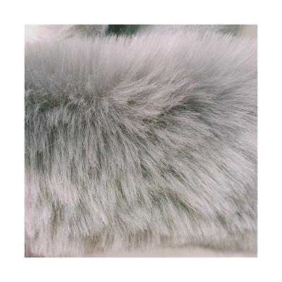 China Dyeing Luxury High Quality Plush,Artificial Fur Fabric 40mm Long Animal Hair Fur,Fuzzy Knitted Fox Hair for sale