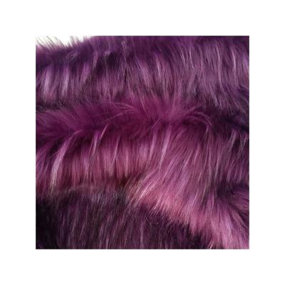 China Wholesale cheap price dyeing fabric of faux fur fox plush raccoon fur soft high quality faux fur manufacturer for sale