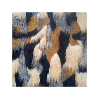 China Hot Selling Custom Cheap 100% Polyester Artificial Fur Faux Fur Dyeing Fabric Multi Professional Supply Multi Use for sale