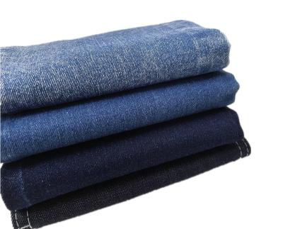 China Wholesale Dark Blue Breathable 9.8 Ounce Cotton Polyester Spandex Denim Fabric For Mens Jeans Jacket for sale