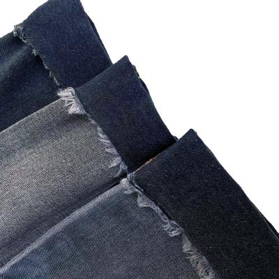 China Indoor Breathable Black Stretch Non Twill Denim Fabric For Jeans for sale