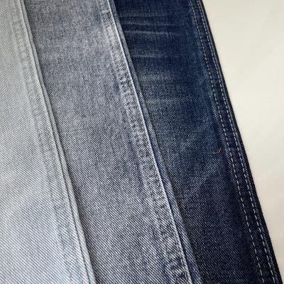 China Breathable 11.5 Oz Cotton Twill Dark Blue Left Hand Denim Custom Conventional Denim Fabric For Jeans for sale