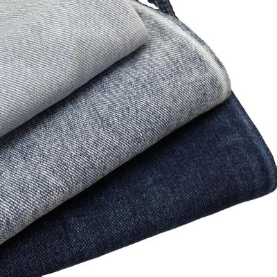 China 12.3 Oz Breathable Dark Blue Straight Twill Jeans Fabrics For Shirts And Pants for sale