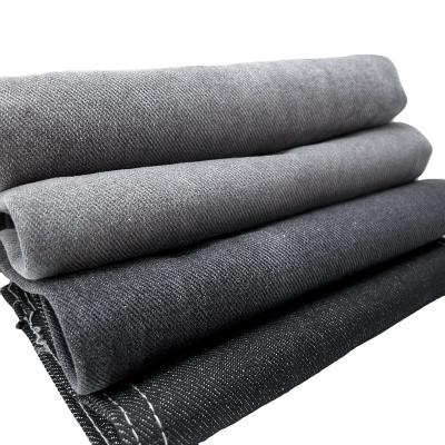 China Wholesale Breathable 9.8 Oz Black Denim Dress Shirt Fabric High Quality Jeans Fabrics for sale