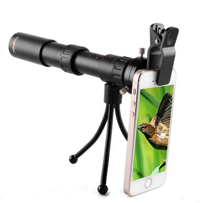 China Adult 10-100X Full Metal Body Metal Body Phone Telescope Smartphone Monocular Sightseeing Zoom Sightseeing Zoom for sale