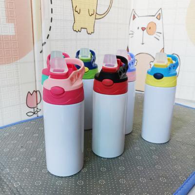 China Customized Disposable 350ml Sublimation Blank Stainless Steel Double Wall Insulated Vacuum Kids Water Bottle for sale