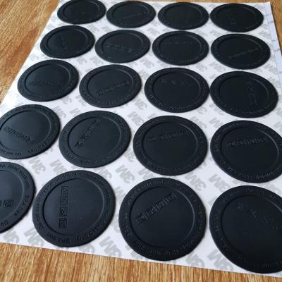 China Disposable 3M Rubber Coaster Bottom For Sublimation Blanks 15oz 20oz 30oz Straight Tumbler Black Rubber Bottom for sale