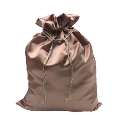 China Other hot sale gift jewelry satin bags bag pocket dust wig bag satin silk handbag for sale