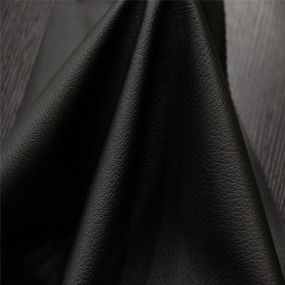 China POPULAR HOT SELLING PU Waterproof SEMI EMBOSS DES WITH FLEECE BACKING FOR GARMENT LEATHER for sale