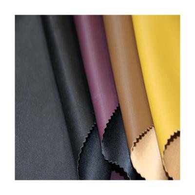 China Brand Waterproof Faux Designer Synthetic Leather Elasticity Big For Women Fashion Nude Leather Skirt for sale