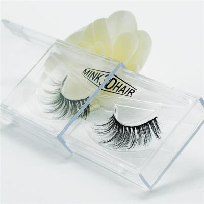 China Wholesale Natural Long 3D Real Mink Eyelashes Handmade Fake Lashes Custom Label /Packaging for sale