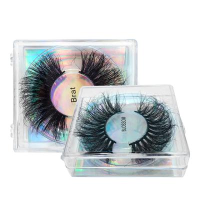 China Wholesale High Quality Natural 25mm Long Lashes 3d Vendors Fake Natural Type Mink Eyelashes for sale