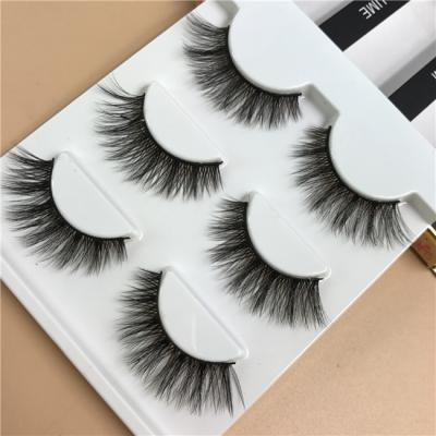 China Wholesale Popular Natural Long Natural Mink False Eyelashes Custom False Eyelashes Eyelash for sale