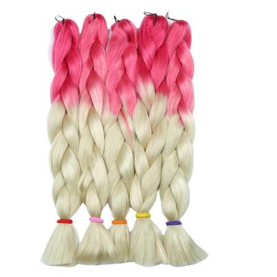 China Wholesale Hot Selling Braid Hair Extensions Straight African Jumbo Braid Hair Attachments Synthetic Braiding Hair for sale