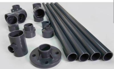 China Dia 50mm-800mm Round PVC Pipe Perforated Pvc Pipe For Drainage for sale