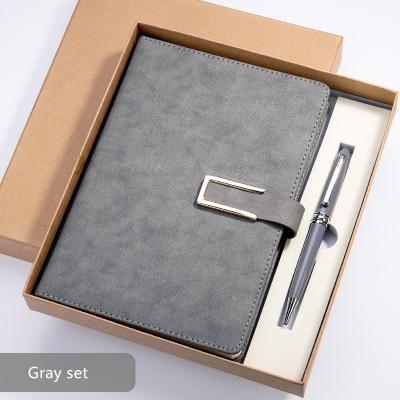 China Financial Institutions Fashion Classic Business Gift Set Promotional Notebook Gift Set for sale