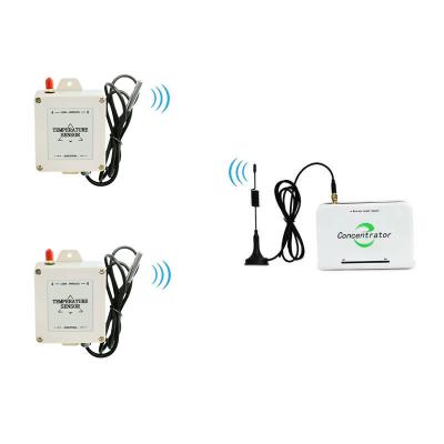 China Wireless Long Distance Remote Temperature Monitoring Temperature Sensor Lora Gateway for sale