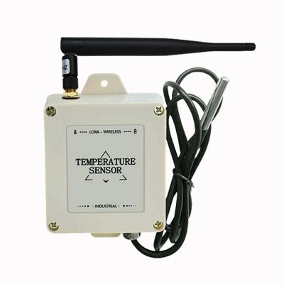 China Lora Wireless Temperature Sensor with Ds18b20 Probe Wireless Freezer Temperature Monitoring System for sale