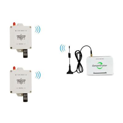 China RJ45 Ethernet Lora Gateway and IP67 Lora Wireless Temperature Humidity Sensor for sale