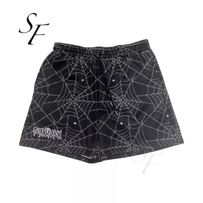 China Anti-Wrinkle Fashion Custom Printed Mens Beach Shorts Swim Quick Dry Sublimation Basketball All Over Print Polyester Mesh Shorts for sale